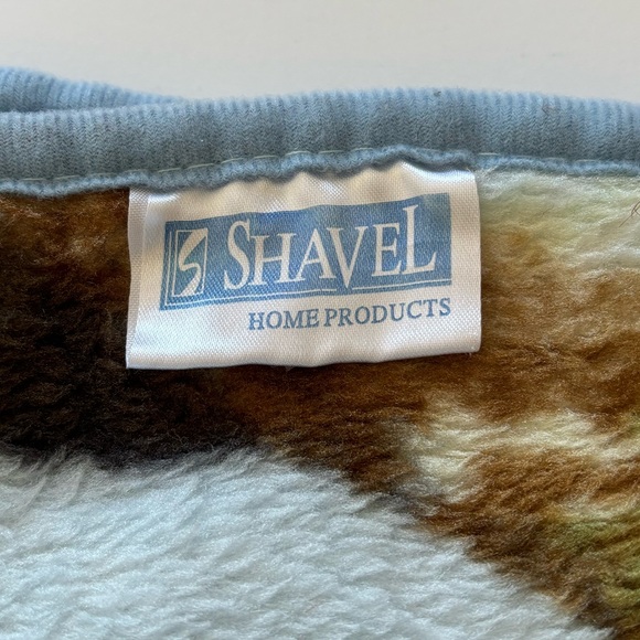 Shavel High Pile HORSE Plush Blanket/Thick Warm 60x80 - Picture 3 of 4